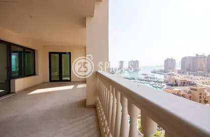 Balcony image for: Apartment - 2 Bedrooms - 3 Bathrooms for sale in West Porto Drive - Porto Arabia - The Pearl Island - Doha, Image 1