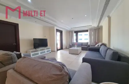 Apartment - 1 Bedroom - 2 Bathrooms for rent in East Porto Drive - Porto Arabia - The Pearl Island - Doha