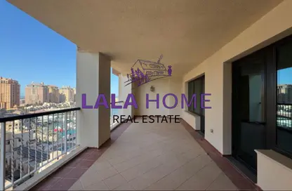 شقة - 2 غرف نوم - 3 حمامات للبيع في طريق بورتو الشرقي - بورتو أرابيا - جزيرة اللؤلؤة - الدوحة