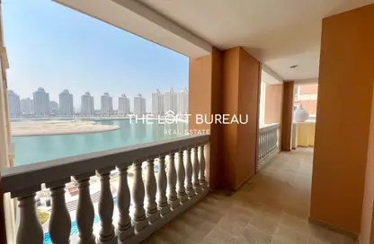 Apartment - 1 Bedroom - 2 Bathrooms for rent in Viva West - Viva Bahriyah - The Pearl Island - Doha