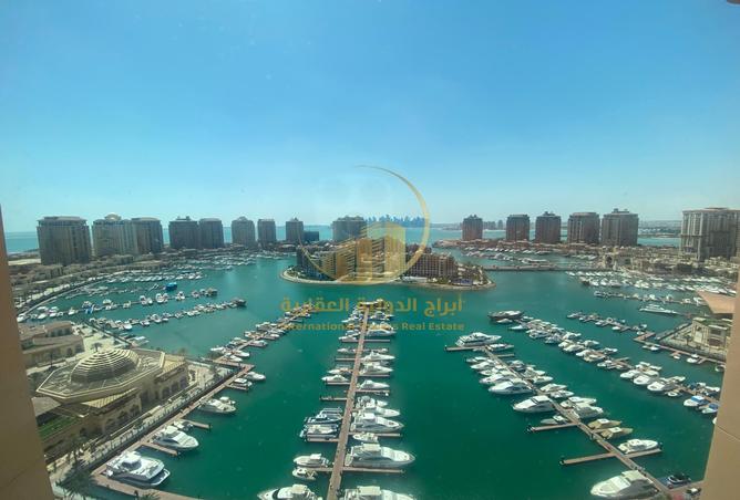 Apartment - 1 Bedroom - 1 Bathroom for rent in Tower 14 - Porto Arabia - The Pearl Island - Doha