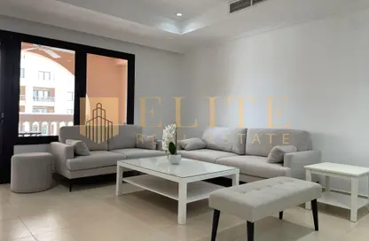 Apartment - 1 Bedroom - 2 Bathrooms for rent in West Porto Drive - Porto Arabia - The Pearl Island - Doha