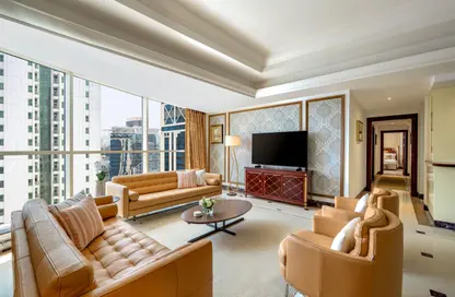 Apartment - 3 Bedrooms - 4 Bathrooms for rent in Dusit Hotel  and  Suites Doha - Diplomatic Street - West Bay - Doha