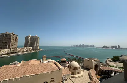 شقة - غرفة نوم - 2 حمامات للايجار في طريق بورتو الغربي - بورتو أرابيا - جزيرة اللؤلؤة - الدوحة