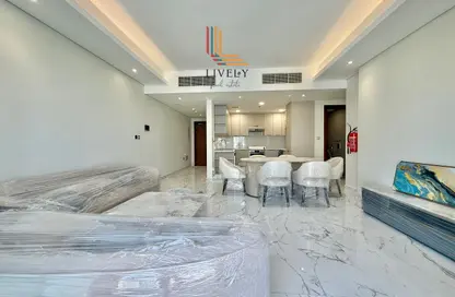 Apartment - 2 Bedrooms - 3 Bathrooms for rent in Lusail Marina Heights - Marina District - Lusail