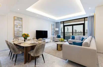 Apartment - 2 Bedrooms - 2 Bathrooms for rent in Marina Residences 195 - Marina District - Lusail