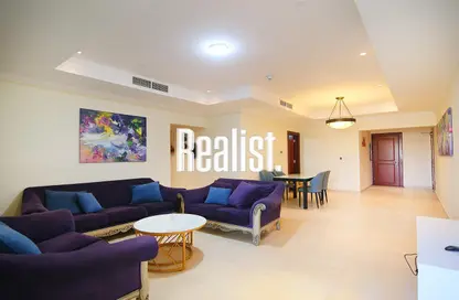 Apartment - 2 Bedrooms - 2 Bathrooms for rent in East Porto Drive - Porto Arabia - The Pearl Island - Doha