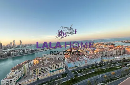 شقة - 3 غرف نوم - 4 حمامات للايجار في طريق بورتو الشرقي - بورتو أرابيا - جزيرة اللؤلؤة - الدوحة