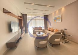 صورةغرفة المعيشة لـ: شقة - 2 غرف نوم - 3 حمامات للكراء في المسيلة - المسيلة - الدوحة, صورة 1