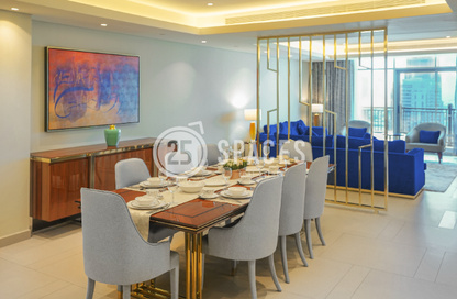 Penthouse - 3 Bedrooms - 4 Bathrooms for rent in Abraj Bay - Abraj Quartiers - The Pearl Island - Doha