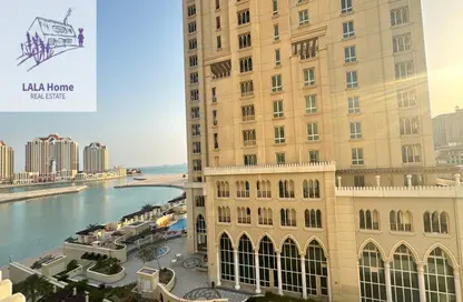 Apartment - Studio - 1 Bathroom for rent in Viva West - Viva Bahriyah - The Pearl Island - Doha