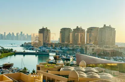 Apartment - 1 Bedroom - 2 Bathrooms for rent in East Porto Drive - Porto Arabia - The Pearl Island - Doha