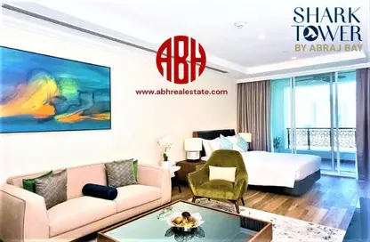 Living Room image for: Apartment - 1 Bathroom for rent in Viva Central - Viva Bahriyah - The Pearl Island - Doha, Image 1