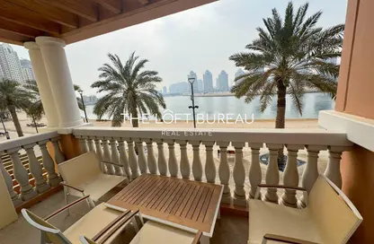 Townhouse - 1 Bedroom - 2 Bathrooms for rent in Viva East - Viva Bahriyah - The Pearl Island - Doha