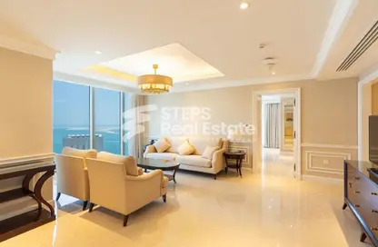 Apartment - 2 Bedrooms - 3 Bathrooms for rent in Al Shatt Street - West Bay - Doha
