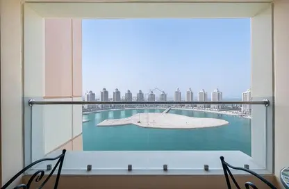 شقة - 1 حمام للايجار في ابراج المتحدة - فيفا بحرية - جزيرة اللؤلؤة - الدوحة