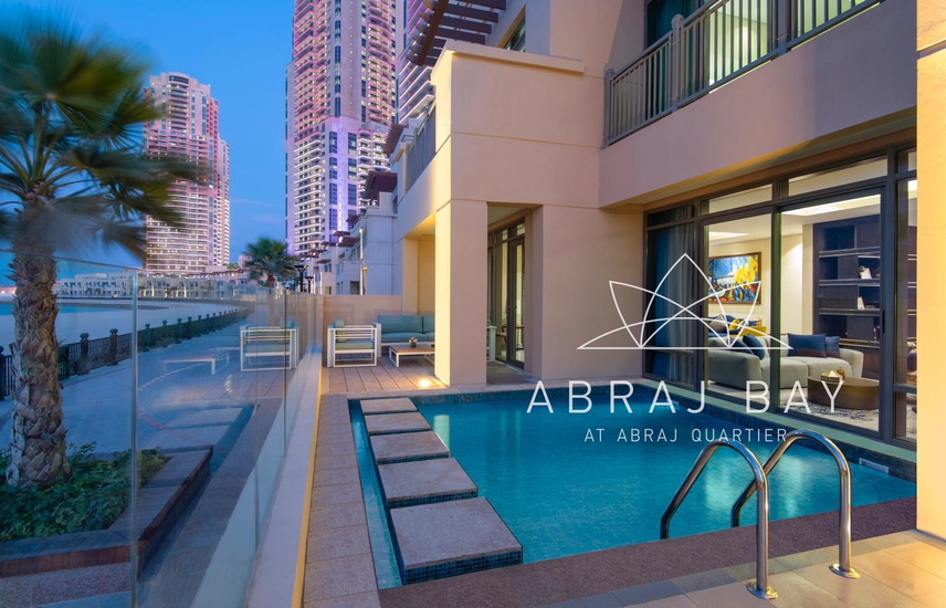 Beach Front 5BR Villa With Private Swimming Pool ref abrajbay2310272