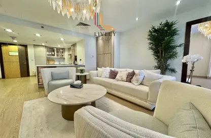 Apartment - 1 Bedroom - 1 Bathroom for rent in Lusail Marina Heights - Marina District - Lusail