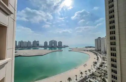 Apartment - 1 Bedroom - 2 Bathrooms for rent in Viva West - Viva Bahriyah - The Pearl Island - Doha