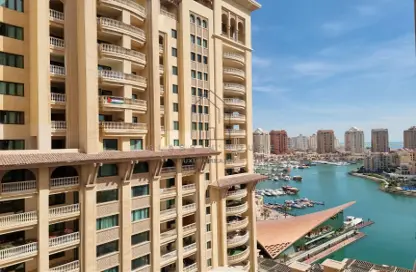 Outdoor Building image for: Apartment - 3 Bedrooms - 4 Bathrooms for rent in East Porto Drive - Porto Arabia - The Pearl Island - Doha, Image 1