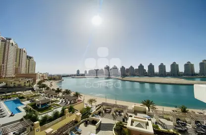 Apartment - 3 Bedrooms - 4 Bathrooms for rent in Viva West - Viva Bahriyah - The Pearl Island - Doha
