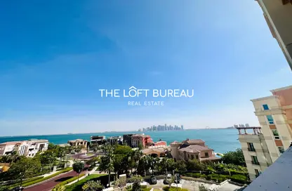 Apartment - 2 Bedrooms - 3 Bathrooms for rent in Viva West - Viva Bahriyah - The Pearl Island - Doha