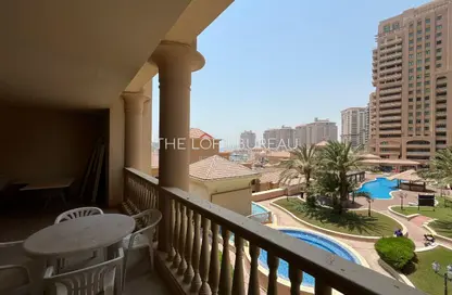 شقة - غرفة نوم - 1 حمام للايجار في طريق بورتو الغربي - بورتو أرابيا - جزيرة اللؤلؤة - الدوحة
