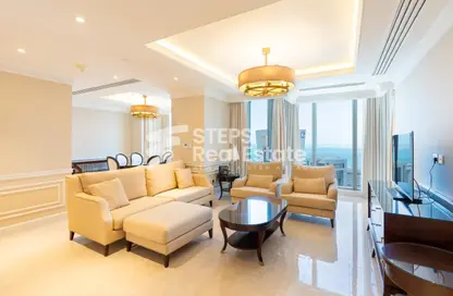 Apartment - 3 Bedrooms - 3 Bathrooms for rent in Al Shatt Street - West Bay - Doha