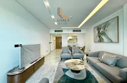 Apartment - 2 Bedrooms - 4 Bathrooms for rent in Lusail Residence - Marina District - Lusail