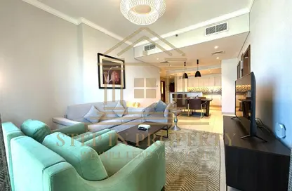 شقة - غرفة نوم - 1 حمام للايجار في فيفا غرب - فيفا بحرية - جزيرة اللؤلؤة - الدوحة