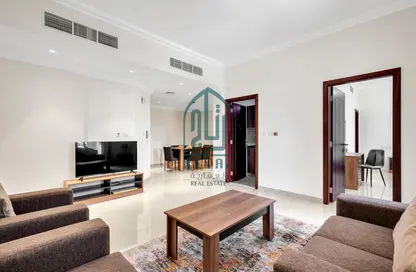 Living Room image for: Apartment - 2 Bedrooms - 2 Bathrooms for rent in Fox Hills A13 - Fox Hills - Lusail, Image 1