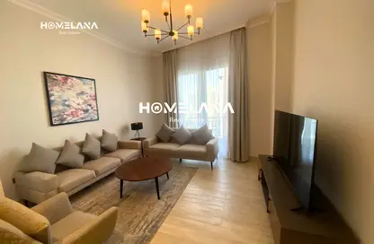 Apartment - 2 Bedrooms - 2 Bathrooms for rent in Lusail Marina Heights - Marina District - Lusail