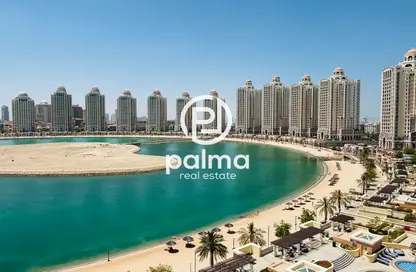 Apartment - 1 Bedroom - 1 Bathroom for rent in Viva West - Viva Bahriyah - The Pearl Island - Doha