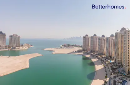Apartment - 2 Bedrooms - 3 Bathrooms for rent in Viva West - Viva Bahriyah - The Pearl Island - Doha