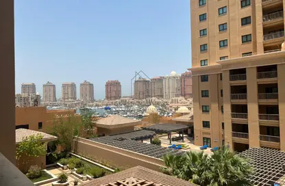 شقة - غرفة نوم - 2 حمامات للايجار في طريق بورتو الغربي - بورتو أرابيا - جزيرة اللؤلؤة - الدوحة