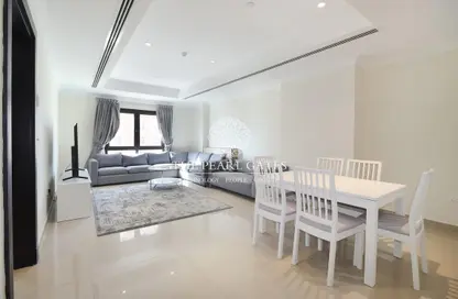 Apartment - 1 Bedroom - 2 Bathrooms for rent in East Porto Drive - Porto Arabia - The Pearl Island - Doha