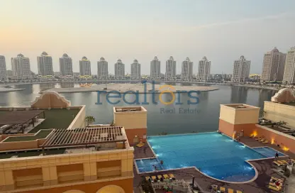 Apartment - 1 Bedroom - 2 Bathrooms for rent in Al Mutahidah Tower - Viva Bahriyah - The Pearl Island - Doha