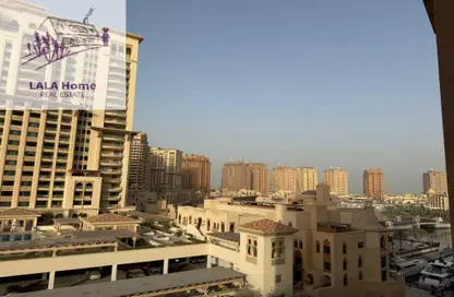 شقة - غرفة نوم - 2 حمامات للايجار في طريق بورتو الشرقي - بورتو أرابيا - جزيرة اللؤلؤة - الدوحة