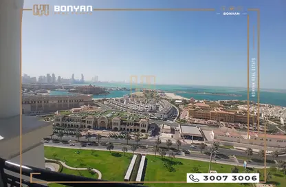 (بنتهاوس  (روف - 4 غرف نوم - 5 حمامات للايجار في فيفا سنترال - فيفا بحرية - جزيرة اللؤلؤة - الدوحة