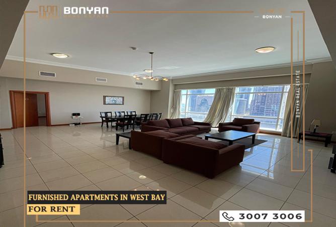 Apartment - 2 Bedrooms - 3 Bathrooms for rent in West Bay Tower - West Bay - West Bay - Doha