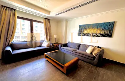 Apartment - 1 Bedroom - 2 Bathrooms for rent in West Porto Drive - Porto Arabia - The Pearl Island - Doha