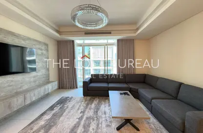 شقة - غرفة نوم - 2 حمامات للايجار في كريستال ريزيدنس - جزيرة جيوان - جزيرة اللؤلؤة - الدوحة