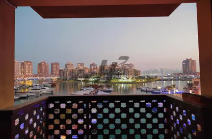 Balcony image for: Apartment - 2 Bedrooms - 3 Bathrooms for rent in Porto Arabia - The Pearl Island - Doha, Image 1