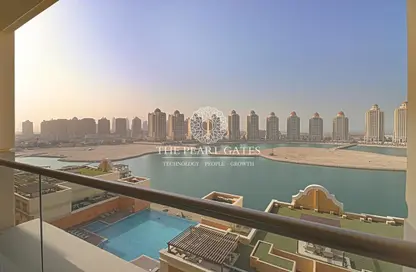 Apartment - 1 Bedroom - 2 Bathrooms for rent in Al Mutahidah Tower - Viva Bahriyah - The Pearl Island - Doha