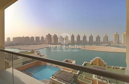Apartment - 1 Bedroom - 2 Bathrooms for rent in Al Mutahidah Tower - Viva Bahriyah - The Pearl Island - Doha