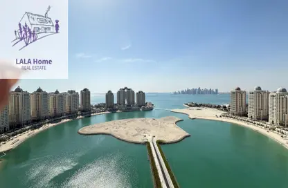 Duplex - 3 Bedrooms - 5 Bathrooms for rent in Viva West - Viva Bahriyah - The Pearl Island - Doha