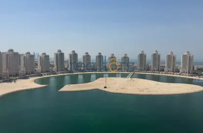 Apartment - 3 Bedrooms - 4 Bathrooms for rent in Al Mutahidah Tower - Viva Bahriyah - The Pearl Island - Doha