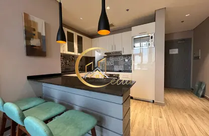 Apartment - 1 Bedroom - 2 Bathrooms for rent in Al Sadd Tourist Apartments - Al Sadd - Doha