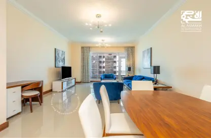 شقة - 2 غرف نوم - 3 حمامات للايجار في برج ريجنسي ريزيدينس - برج ريجنسي ريزيدينس - الخليج الغربي - الدوحة