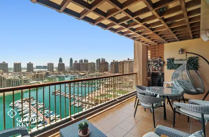 Apartment - 4 Bedrooms - 4 Bathrooms for sale in West Porto Drive - Porto Arabia - The Pearl Island - Doha